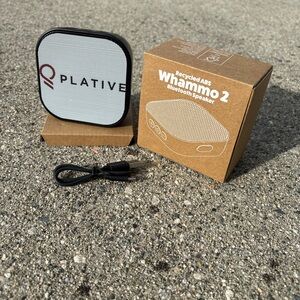 Plative Whammo 2 Portable Bluetooth Speaker - White & Black